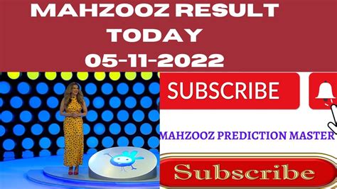 today mahzooz result|mahzooz log in.